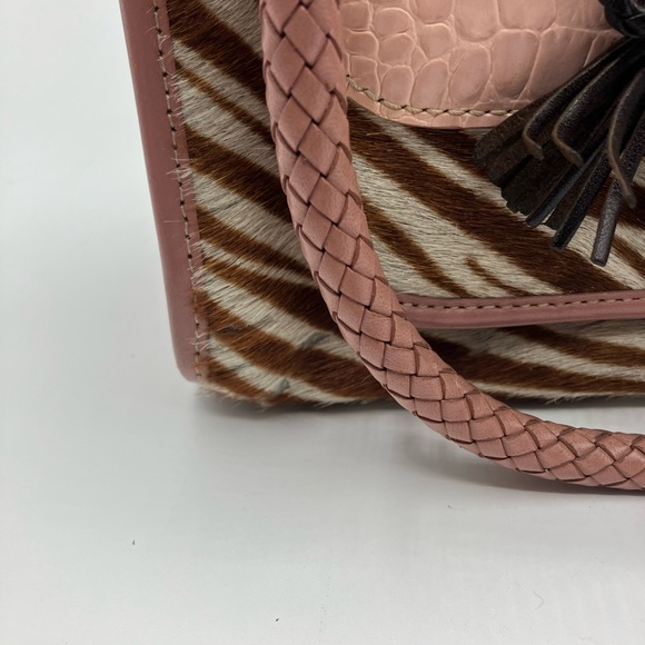 Brighton Pink Leather Handbag/Crossbody bag - Picture 11 of 12